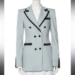 2 for $20 😍 Revolve Valentina Shah Jessica Blazer – Blue/Black – Size 2 – EUC